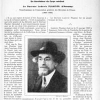 0312 - Page 289 - Propos du jour. Un bienfaiteur du corps médical. Le Docteur Ludovic Plantier (d’Annonay), (1867-1934)