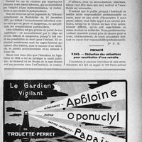 0366 - Page LXV-343 - Correspondance. Questions diverses. Assistance médicale gratuite. Services autonomes. Sages-femmes. Que faut- il entendre par accouchement ? / Fiscalité. Déduction des cotisations pour constitution d’une retraite