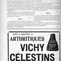 0367 - Page 344-LXVI - Correspondance. Fiscalité. Déduction des cotisations pour constitution d’une retraite / Base de la patente