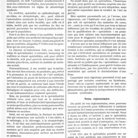 0410 - Page 383 - Partie professionnelle. Travaux originaux. Que faut-il entendre par spécialiste ?. Textes réglementaires / Jurisprudence