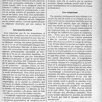 0420 - Page 393 - Partie professionnelle. Travaux originaux. Allocations familiales. Deux questions soulevées par l’application de la loi aux professions médicales. Les salariés mixtes / Les religieuses