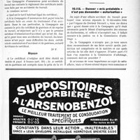 0428 - Page LV-401 - Correspondance. application du tarif des accidents du travail. Prix des divers certificats / Donner « avis préalable » n’est pas demander « autorisation »