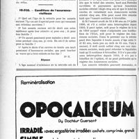 0433 - Page 406-LX - Correspondance. Assurances sociales. Droit aux prestations en cas de rechute / Conditions de l’assurance- vieillesse