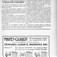 0446 - Page V-415 - Ligue médicale de défense professionnelle, « Le Sou Médical ». Assistance effective du médecin dans tous les procès et conflits d’ordre professionnel, garantie contre la responsabilité