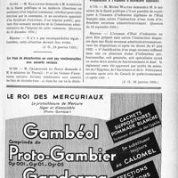 0448 - Page VII-417 - A travers l’officiel. Réponses des ministres aux questions des parlementaires. Un médecin d’hôpital peut être membre de la Commission administrative / Les frais de désinfection ne sont pas remboursables aux assurés sociaux / Préparation à l’examen d’infirmière diplômée