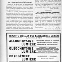0451 - Page 420-X - Correspondance. Application du tarif des accidents du travail. Le « médecin de garde » est le « médecin le plus rapproché / Interventions multiples de nuit / Le déplacement kilométrique est compté jusqu’au domicile du malade
