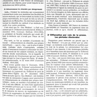 0478 - Page 447 - Partie professionnelle. Travaux originaux. Chronique. La défense de la réputation professionnelle. Propos malveillants de clients. Lettres anonymes ou autres / Détournement de clientèle par dénigrement / Épitaphe dans un cimetière / Annonce mensongère de vacance de poste médical / Diffamation par voie de la presse