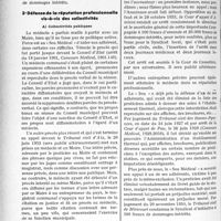 0479 - Page 448 - Partie professionnelle. Travaux originaux. Chronique. La défense de la réputation professionnelle. Diffamation par voie de la presse / Défense de la réputation professionnelle vis-à-vis des collectivités. Collectivités publiques / Collectivités privées / Procès interconfraternels [Dr Paul Boudin]