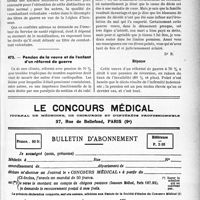 0496 - Page XXXIX-465 - Correspondance. Questions médico-militaires. Droit au titre de combattant volontaire et à la Légion d’honneur / Pension de la veuve et de l'enfant d’un réformé de guerre