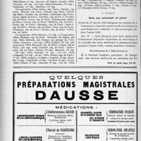 0515 - Page 480-XIV - A travers l’officiel. Service de santé militaire / Soins aux pensionnés de guerre
