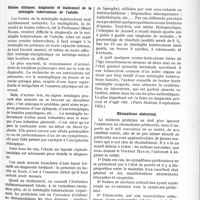 0534 - Page 499 - Partie scientifique. L’actualité scientifique. La Presse. Formes cliniques, diagnostic et traitement de la méningite tuberculeuse de l’adulte [(Paris Médical, 8 septembre 1934)] / Rhumatisme abdominal [(La Tunisie Médicale, novembre 1934)]