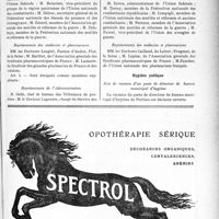 0560 - Page LV-525 - A travers l’officiel. Soins aux pensionnés de guerre / Hygiène publique