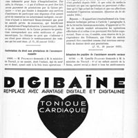 0562 - Page LVII-527 - A travers l’officiel. Réponses des ministres aux questions des parlementaires. Soins aux assurés sociaux dans une clinique privée / Contestation du droit aux prestations de l’assurance-maladie / Situation des pupilles de l’assistance assurés sociaux