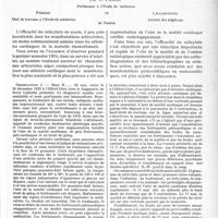0608 - Page 559 - Partie scientifique. Travaux originaux. Six cas d’asystolie fébrile rhumatismale. Remarquable action du salicylate sur l’insuffisance cardiaque, par R. Picard, Perrin et Charbonnel
