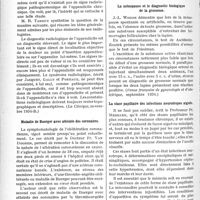 0625 - Page 568 - Partie scientifique. L'actualité scientifique. La Presse. Signes radiologiques de l’appendicite chronique [(La Clinique, novembre 1934-B)] / Maladie de Buerger avec atteinte des coronaires [(Bruxelles-Médical, 23 novembre 1934)] / La ménopause et le diagnostic biologique de la grossesse [(Revue Française de gynécologie et d’obstétrique, septembre 1934)] / La stase papillaire des infections neurotropes aiguës [(Paris-Médical, 24 novembre 1934)]