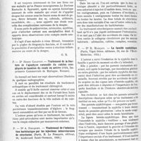 0635 - Page 576 - Partie scientifique. L'actualité scientifique. Les Thèses. La forme nerveuse de la dengue, par Eustache A. Spyrantri / Traitement de la fracture de l’apophyse coronoïde du cubitus compliquée de luxation du coude en arrière, par Dr Henry Couefon (1934, Imprimerie Commerciale de Bretagne, Rennes) / Traitement de l’intoxication barbiturique par les injections intraveineuses de strychnine, par Dr A. Deuquet (Paris, E. Le français, éditeur, 1934) / La famille syphilitique, par Dr R. Marcais (Paris, Vigot frères, éditeurs, 1934)