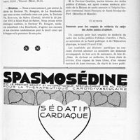 0690 - Page IX-611 - Dernières nouvelles. Internat des hôpitaux de Paris / Erratum / A travers l’officiel. Asiles publics d’aliénés / Concours pour des emplois de médecin du cadre des Asiles publics d’aliénés