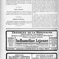 0691 - Page 612-X - A travers l’officiel. Concours pour des emplois de médecin du cadre des Asiles publics d’aliénés / Légion d’honneur / Médaille des épidémies / Réponses des ministres aux questions des parlementaires. Délai pour saisir la Commission cantonale des Assurances sociales