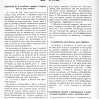 0712 - Page 631 - Partie scientifique. L'actualité scientifique. La Presse. Organisation de la transfusion sanguine d’urgence avec le sang conservé [(Gazette hebdomadaire des Sciences médicales de Bordeaux, 2 décembre 1931)] / Le barbiturisme aigu toxicose neuro-végétative [(La Presse Médicale, 5 décembre 1934)] / Considérations cliniques et thérapeutiques à propos des gastro-duodénaux perforés en péritoine libre [(Le Bulletin Médical, 24 novembre 1934)]