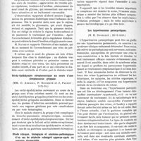 0715 - Page 634 - Partie scientifique. L'actualité scientifique. Les Sociétés Savantes. Paris. Société médicale des Hôpitaux de Paris. Troubles du métabolisme et de l’excrétion rénale provoqués par la gestation chez les femmes diabétiques, (2-11-1934) / Orchi-épididymite streptococcique au cours d’une streptococcie grippale, (2-11-34) / Étude clinique, biologique et anatomo-pathologique d’un cas de néphrite subaiguë apparue après un purpura rhumatoïde, (2-11-1934) / Les hypertensions paroxystiques, (23-11-1934)