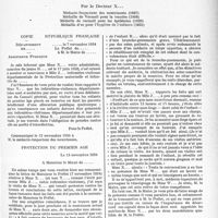 0730 - Page 649 - Partie professionnelle. Travaux originaux. Hygiène alimentaire. Sur les lacunes de l’enseignement donné aux infirmières-visiteuses. Mémoire destiné à la Commission de l’Hygiène de l’Enfance