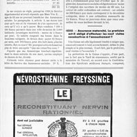 0750 - Page LXI-667 - Correspondance. Assurances sociales. La cotisation patronale est due pour les salariés de plus de 60 ans / Assurance maternité. Le praticien est-il obligé d’effectuer les neuf visites consécutives à l’accouchement?