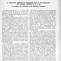0774 - Page 685 - Propos du jour. A l’Assemblée générale de l’Association pour le développement des relations médicales A. D. R. M.. La question des Étudiants et des Médecins étrangers [J. Noir]