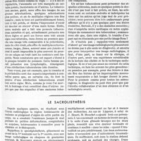 0780 - Page 689 - Partie scientifique. Travaux originaux. Ce qu’il faut savoir en pratique de la tramite et de la périlobulite, (Clinique électro-radiologique de l’Hôpital Notre-Dame, Montréal), par le Professeur Laquerrière / Le sacrolisthésis [P. Lacroix]