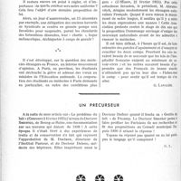 0819 - Page 710 - Partie professionnelle. Travaux originaux. Bulletin de l'Actualité. L’exercice de la médecine en France par les étrangers. La proposition de loi Dommange.. Prophétie pour 1940 [G. Lavalée] / Un précurseur