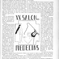 0842 - Page 721 - Partie professionnelle. Travaux originaux. Sou médical. Le salon des médecins [Dr M. Vimont]