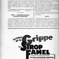 0861 - Page 734-LX - Correspondance. Questions diverses. Usurpation du titre de Docteur par des chirurgiens dentistes / Hôspitalisés payants. Le droit aux honoraires