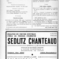 0883 - Page 752-XIV - A travers l’officiel. Stations hydrominérales et climatiques / Conseils de révision / Stations hydre minérales et climatiques / Asiles publics d’aliénés