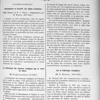 0900 - Page 771 - Propos du jour. L'Actualité scientifique. Les Sociétés Savantes. Paris. Académie de médecine. Chromatisme et sécurité. Les tables d’Ishihara, (22-1-1935) / Le traitement des tumeurs malignes par le venin de cobra, (5-2-1935) / Sur la folliculine cristallisée, (22-1-1935)