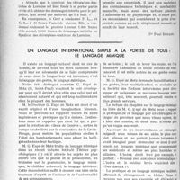 0911 - Page 782 - Partie professionnelle. Bulletin de l’Actualité. La prise d'empreinte est-elle permise aux mécaniciens pour dentistes ? [Dr Paul Boudin] / Un langage international simple à la portée dë tous : le langage mimique