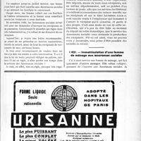 0930 - Page LIX-801 - Correspondance. Assurances sociales. Vérification des versements pour assurances sociales / Immatriculation d’une femme de ménage aux assurances sociales