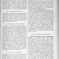 0960 - Page 823 - Partie scientifique. Travaux originaux. La sérothérapie de la diphtérie : état actuel de la question, par Fr. Saint Girons. Les doses / La répétition des doses / La sérothérapie des paralysies