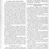 0983 - Page 840 - Partie scientifique. L'actualité scientifique. La presse. Le problème des migraines allergiques [(Revue d’immunologie, janvier 1935)] / La septicémie veineuse subaiguë médicale [(Toulouse Médical, 1er décembre 1934)] / Le lymphatisme existe-t-il ? [(L’Actualité médico-chirurgicale, janvier 1935)] / Du traitement des diverses infections par le carbone animal intraveineux [(Bruxelles Médical, 10 février 1935)]