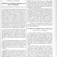 0984 - Page 841 - Partie scientifique. L'actualité scientifique. Les Sociétés Savantes. Paris. Académie de médecine. Le dépistage de la tuberculose pulmonaire par les examens systématiques, (12-2-35) / Au sujet de la vaccination contre la fièvre jaune, (29-2-1935) / Société de chirurgie. Un macrogénitosome gynandre, (6-2-35)
