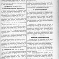 0990 - Page 845 - Partie professionnelle. Travaux originaux. Les conflits juridiques récents en matière d’honoraires. Le Rôle du « Sou Médical » au cours des quatre dernières années. Clients de mauvaise foi / Appréciation des honoraires / Honoraires interconfraternels