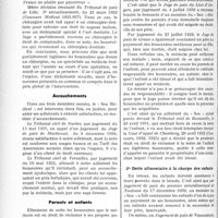 0991 - Page 846 - Partie professionnelle. Travaux originaux. Les conflits juridiques récents en matière d’honoraires. Le Rôle du « Sou Médical » au cours des quatre dernières années. Honoraires interconfraternels / Accouchements / Parents et enfants