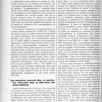 0999 - Page 852 - Partie professionnelle. Travaux originaux. Libres propos d’un médecin praticien. Les dispensaires municipaux. Les communes peuvent-elles, en, principe, concurrencier l’initiative privée / Les communes peuvent-elles, en particulier, intervenir dans la délivrance des soins médicaux