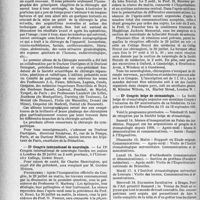 1011 - Page 860 - Partie professionnelle. Reportage professionnel. Nouvelles et Informations. La Chirurgie nouvelle / IIe Congrès international de neurologie / IIe Congrès belge de stomatologie