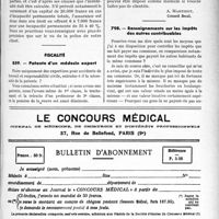 1018 - Page XLIII-865 - Correspondance. Accidents. Indemmité an cas d’accident agricole / Fiscalité. Patente d’un médecin expert / Renseignements sur les impôts des autres contribuables