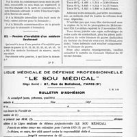 1020 - Page XLV-867 - Correspondance. Questions médico-militaires. Droit aux médailles de guerre / Pension d’invalidité d’un médecin lieutenant