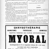 1033 - Page 876-X - Dernières nouvelles. Manifestation en l’honneur d’un vieux médecin praticien, M. le Docteur Paul Bréchot, de Caudebec, chevalier de la Légion d’honneur / Nécrologie [Docteur Jules Dauphant] / A travers l’officiel. Assurances sociales / Assistance