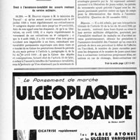 1037 - Page 880-XIV - A travers l’officiel. Réponses des ministres aux questions des parlementaires. Application des arrêts de la Cour de Cassation sur la rechute en matière d’Assurances sociales / Droit à l’assurance-invalidité des assurés rentrant du service militaire