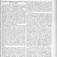 1058 - Page 899 - Partie scientifique. L'actualité scientifique. La Presse. Les variations instantanées de la pression du sang dans les artères [(La Presse Médicale, 5 décembre 1934)]