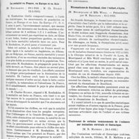 1060 - Page 901 - Partie scientifique. L'actualité scientifique. Les sociétés savantes. Paris. Académie de médecine. La natalité en France, en Europe et en Asie, (29-1-1935 ; 12-2-1935)) / Rhumatisme de Bouillaud, chez l’enfant, à Lyon, (12-2-1935) / Traitement de certains vomissements de l’enfance par ionisation cervicale et thoracique, (29-1-1935)