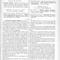 1062 - Page 903 - Partie scientifique. L'actualité scientifique. Les livres. Les livres qui viennent de paraître … / Les Fiches de pratique médicale / Les Annales médicales de Vittel