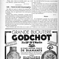 1101 - Page 940-LXX - Correspondance. Questions diverses. Demi-assistance. Moyen de se faire soigner à bon marché / Durée du droit à la prorogation